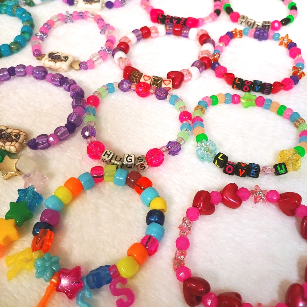 New✨Kandi Bracelet Bundle- Set of 28